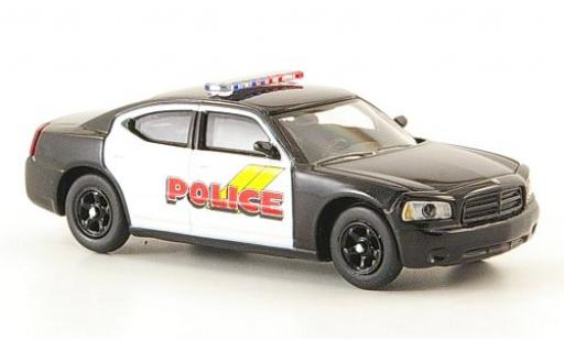 Diecast model cars Dodge Charger 1/87 Ricko black/white Police Polizei (USA) ohne Vitrine Dodge Charger 1/87 Ricko black/white Police Polizei (USA) ohne Vitrine diecast model cars