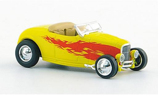 Diecast model cars Ford Hot Rod 1/87 Ricko Roadster yellow/Dekor 1932 Ford Hot Rod 1/87 Ricko Roadster yellow/Dekor 1932 diecast model cars