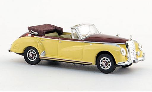 Diecast model cars Mercedes 300 1/87 Ricko C Cabriolet beige/red 1955 Mercedes 300 1/87 Ricko C Cabriolet beige/red 1955 diecast model cars
