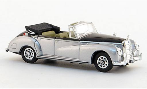 Diecast model cars Mercedes 300 1/87 Ricko C Cabriolet grey/black 1955 Mercedes 300 1/87 Ricko C Cabriolet grey/black 1955 diecast model cars