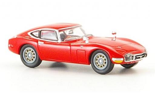 Toyota 2000 GT 1/87 Ricko red diecast model cars