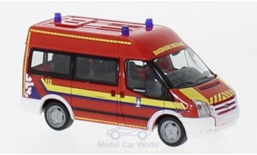Ford Transit 1/87 Rietze Bus Verwaltung Rettungsdienst Luxemburg-CGDIS 2006 diecast model cars