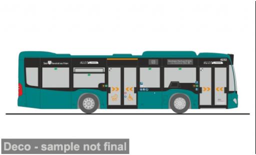Mercedes Citaro 1/87 Rietze K 2012 traffiQ Frankfurt 1:87 diecast model cars