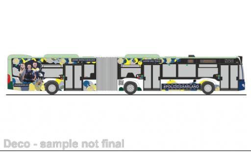 Diecast model cars Mercedes Citaro 1/87 Rietze G NVG - police Saarland 2015 Mercedes Citaro 1/87 Rietze G NVG - police Saarland 2015 diecast model cars