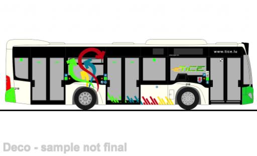 Diecast model cars Mercedes Citaro 1/87 Rietze K TICE (LU) 2015 Mercedes Citaro 1/87 Rietze K TICE (LU) 2015 diecast model cars