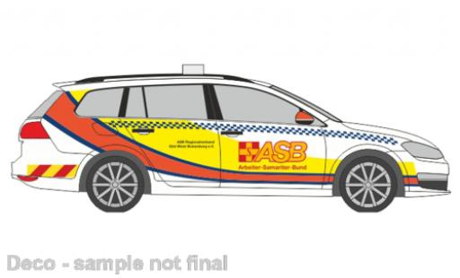 Diecast model cars Volkswagen Golf 1/87 Rietze VII Variant First Responder ASB Boizenburg Volkswagen Golf 1/87 Rietze VII Variant First Responder ASB Boizenburg diecast model cars