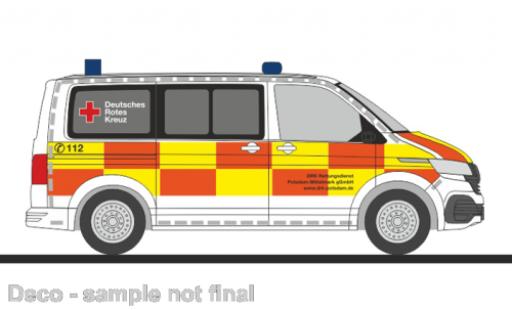 Volkswagen T6 1/87 Rietze .1 bus DRK services de secours Potsdam - Mittelmark diecast model cars