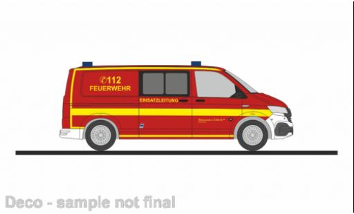 Diecast model cars Volkswagen T6 1/87 Rietze .1 bus pompiers Lübeck Volkswagen T6 1/87 Rietze .1 bus pompiers Lübeck diecast model cars