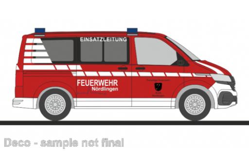 Diecast model cars Volkswagen T6 1/87 Rietze .1 bus pompiers Nördlingen Volkswagen T6 1/87 Rietze .1 bus pompiers Nördlingen diecast model cars