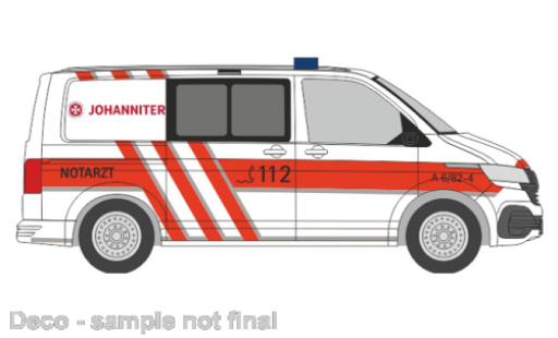 Diecast model cars Volkswagen T6 1/87 Rietze .1 la Johanniter Stuttgart Volkswagen T6 1/87 Rietze .1 la Johanniter Stuttgart diecast model cars