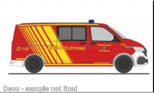 Diecast model cars Volkswagen T6 1/87 Rietze .1 pompiers Bad Orb Volkswagen T6 1/87 Rietze .1 pompiers Bad Orb diecast model cars