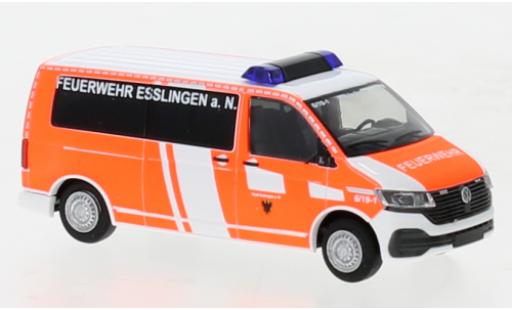Diecast model cars Volkswagen T6 1/87 Rietze .1 pompiers Esslingen am Neckar Volkswagen T6 1/87 Rietze .1 pompiers Esslingen am Neckar diecast model cars
