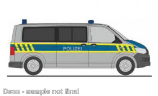 Diecast model cars Volkswagen T6 1/87 Rietze bus police Sachsen-Anhalt Volkswagen T6 1/87 Rietze bus police Sachsen-Anhalt diecast model cars