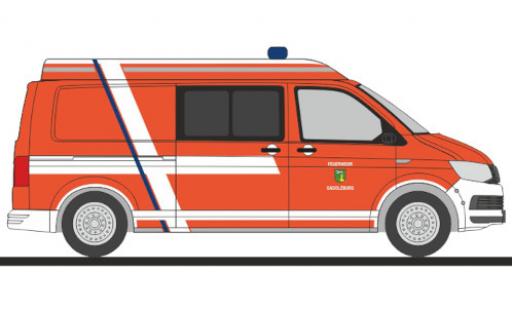 Diecast model cars Volkswagen T6 1/87 Rietze bus pompiers Cadolzburg Volkswagen T6 1/87 Rietze bus pompiers Cadolzburg diecast model cars