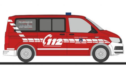 Diecast model cars Volkswagen T6 1/87 Rietze bus pompiers Oberursel Volkswagen T6 1/87 Rietze bus pompiers Oberursel diecast model cars
