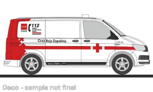 Volkswagen T6 1/87 Rietze fourgon Cruz Roja Espanola (E) diecast model cars