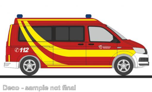 Diecast model cars Volkswagen T6 1/87 Rietze pompiers Marktoberdorf Volkswagen T6 1/87 Rietze pompiers Marktoberdorf diecast model cars