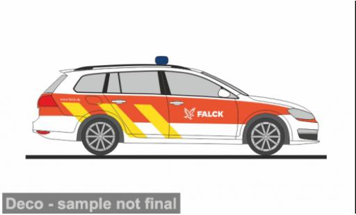 Diecast model cars Volkswagen Golf 1/87 Rietze 7 Variant Falck Rettungsdienst Hamburg 1:87 Volkswagen Golf 1/87 Rietze 7 Variant Falck Rettungsdienst Hamburg 1:87 diecast model cars