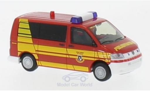 Diecast model cars Volkswagen T5 1/87 Rietze Bus Feuerwehr Hofheim im Taunus 2003 Volkswagen T5 1/87 Rietze Bus Feuerwehr Hofheim im Taunus 2003 diecast model cars
