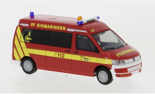 Diecast model cars Volkswagen T5 1/87 Rietze Feuerwehr Sigmaringen 2010 Volkswagen T5 1/87 Rietze Feuerwehr Sigmaringen 2010 diecast model cars