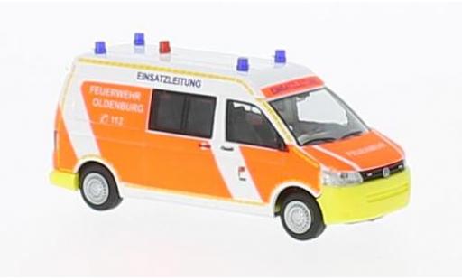 Diecast model cars Volkswagen T5 1/87 Rietze GP Feuerwehr Oldenburg 2010 Volkswagen T5 1/87 Rietze GP Feuerwehr Oldenburg 2010 diecast model cars