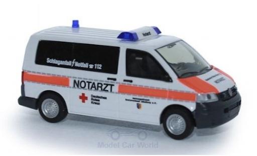 Diecast model cars Volkswagen T5 1/87 Rietze Notarzt DRK Lüneburg 2003 Volkswagen T5 1/87 Rietze Notarzt DRK Lüneburg 2003 diecast model cars