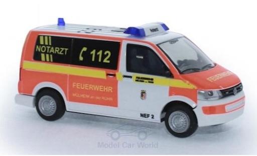 Diecast model cars Volkswagen T5 1/87 Rietze Notarzt Feuerwehr Mühlheim/Ruhr Volkswagen T5 1/87 Rietze Notarzt Feuerwehr Mühlheim/Ruhr diecast model cars
