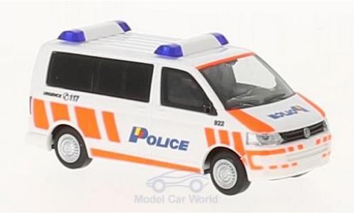 Diecast model cars Volkswagen T5 1/87 Rietze Police Geneve (CH) 2010 Volkswagen T5 1/87 Rietze Police Geneve (CH) 2010 diecast model cars
