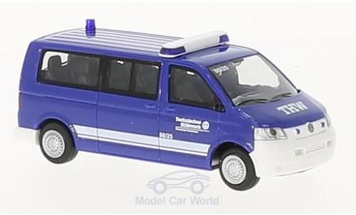 Diecast model cars Volkswagen T5 1/87 Rietze THW OV Saarbrücken 2003 Volkswagen T5 1/87 Rietze THW OV Saarbrücken 2003 diecast model cars