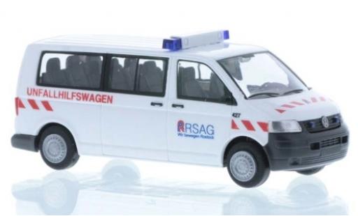 Diecast model cars Volkswagen T5 1/87 Rietze Unfallhilfswagen RSAG Rostock Volkswagen T5 1/87 Rietze Unfallhilfswagen RSAG Rostock diecast model cars