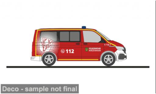 Volkswagen T6 1/87 Rietze .1 Feuerwehr Hirzenhain 1:87 diecast model cars