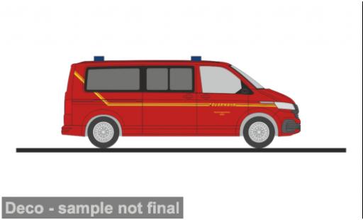 Volkswagen T6 1/87 Rietze .1 Forschungszentrum Jülich - Werkfeuerwehr 1:87 diecast model cars