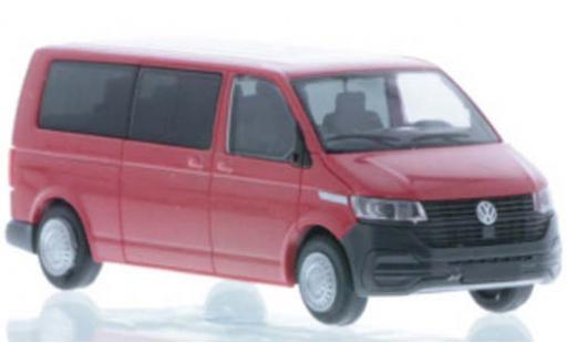 Diecast model cars Volkswagen T6 1/87 Rietze .1 LR Bus FD red Volkswagen T6 1/87 Rietze .1 LR Bus FD red diecast model cars