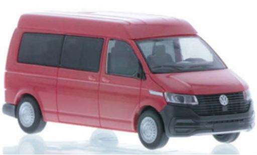 Diecast model cars Volkswagen T6 1/87 Rietze .1 LR Bus MD red Volkswagen T6 1/87 Rietze .1 LR Bus MD red diecast model cars