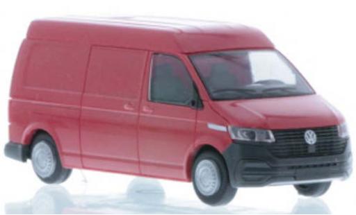 Diecast model cars Volkswagen T6 1/87 Rietze .1 LR Kasten MD red Volkswagen T6 1/87 Rietze .1 LR Kasten MD red diecast model cars