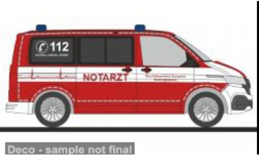 Volkswagen T6 1/87 Rietze .1 Notarzt BF Schwerin 1:87 diecast model cars