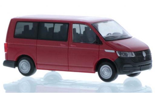 Diecast model cars Volkswagen T6 1/87 Rietze .1 red court- empattement Volkswagen T6 1/87 Rietze .1 red court- empattement diecast model cars
