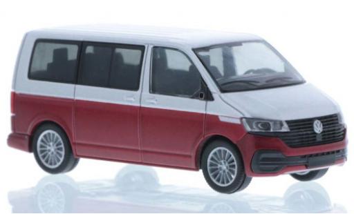 Diecast model cars Volkswagen T6 1/87 Rietze .1 grey/red court- empattement Volkswagen T6 1/87 Rietze .1 grey/red court- empattement diecast model cars