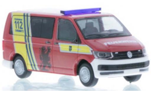 Volkswagen T6 1/87 Rietze Bus Feuerwehr Chemnitz diecast model cars