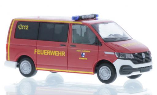 Volkswagen T6 1/87 Rietze Bus Feuerwehr Stammham / Inn diecast model cars