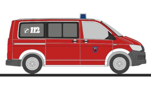 Volkswagen T6 1/87 Rietze Bus Feuerwehr Unna diecast model cars