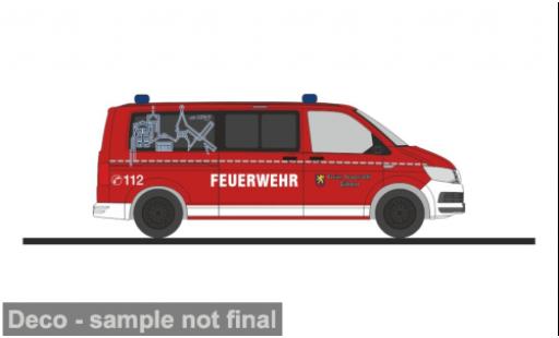 Volkswagen T6 1/87 Rietze Feuerwehr Gifhorn 1:87 diecast model cars