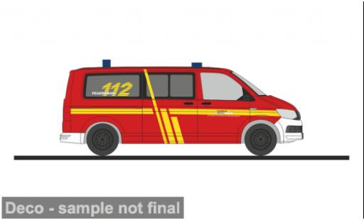 Volkswagen T6 1/87 Rietze Feuerwehr Krefeld 1:87 diecast model cars