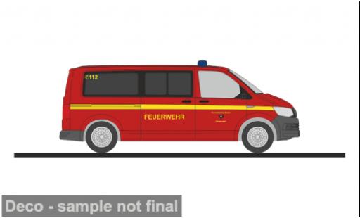 Volkswagen T6 1/87 Rietze Feuerwehr Lübeck 1:87 diecast model cars