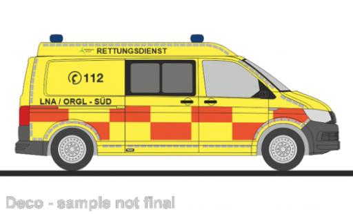 Diecast model cars Volkswagen T6 1/87 Rietze Halbbus Rettungsdienst Städte Region Aachen 1:87 Volkswagen T6 1/87 Rietze Halbbus Rettungsdienst Städte Region Aachen 1:87 diecast model cars