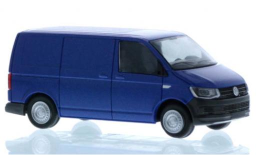 Diecast model cars Volkswagen T6 1/87 Rietze Kasten blue court- empattement Volkswagen T6 1/87 Rietze Kasten blue court- empattement diecast model cars