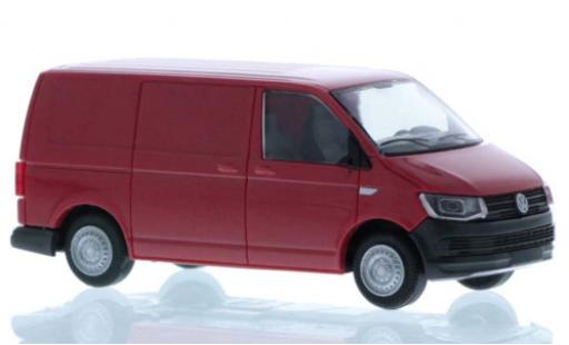 Diecast model cars Volkswagen T6 1/87 Rietze Kasten red court- empattement Volkswagen T6 1/87 Rietze Kasten red court- empattement diecast model cars