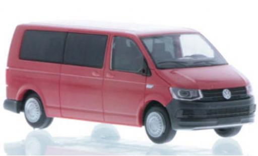 Diecast model cars Volkswagen T6 1/87 Rietze LR Bus FD red Volkswagen T6 1/87 Rietze LR Bus FD red diecast model cars