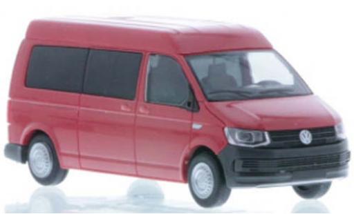 Diecast model cars Volkswagen T6 1/87 Rietze LR Bus MD red Volkswagen T6 1/87 Rietze LR Bus MD red diecast model cars