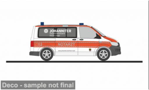 Volkswagen T6 1/87 Rietze Notarzt Johanniter RV Rhein - Main 1:87 diecast model cars